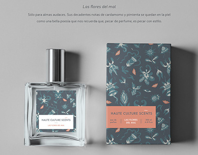Diseño de Patterns para packaging de perfume
