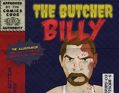 Butcher Billy - Comic Book Illustration