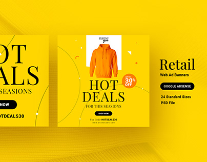Retail Web Ad Banners