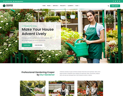 Croper - Gardening and Landscaping HTML Template