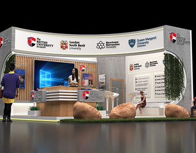 design booth The British University in Egypt