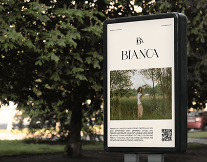 BIANCA / brand identity / clothes brand