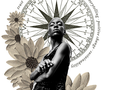 Good Company Mag: Editorial Flower Collages