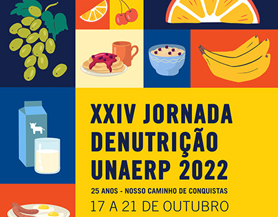 Cartaz Jornada de Nutrição UNAERP