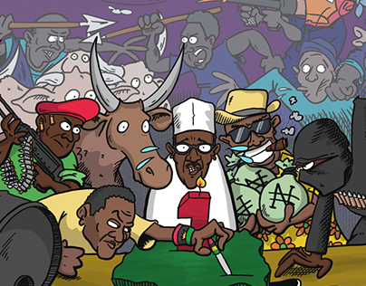 Nigerian Political Cartoon