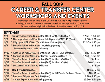 Riverside City College: Career and Transfer Center