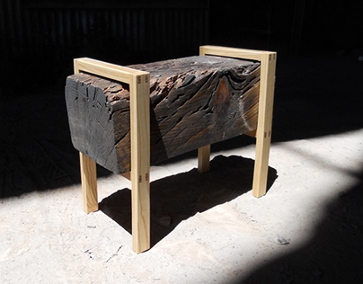 "Lump" table or bench.