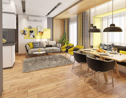 60 m2 apartment design