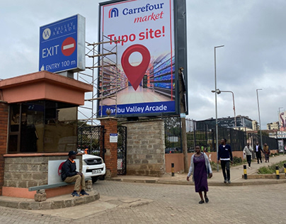 Billboard design, Valley Arcade Nairobi