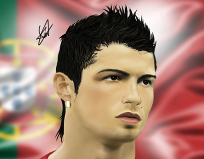 Cristiano Ronaldo digital painting
