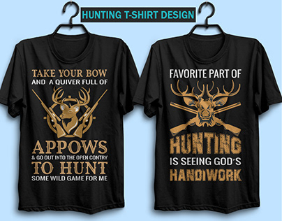 Hunting is seeing god's handiwork _t-shirt design