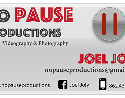 No Pause Business Card
