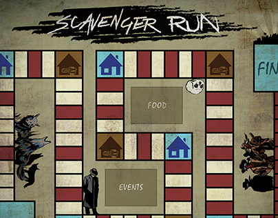 Scavenger Run - Board game
