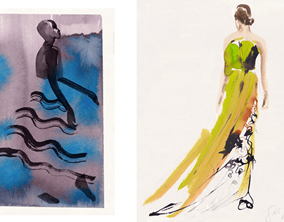 INK / Fashion Collages traditional & digital
