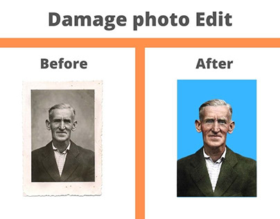 Damage Photo Edit, Remove Background