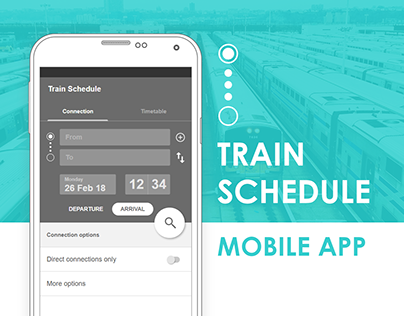Train Schedule App Design