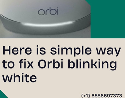 Here is simple way to fix Orbi blinking white