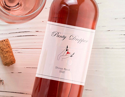 Shiraz Rosé Wine Label