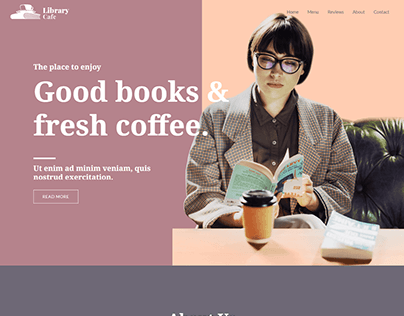 Library Cafe Website