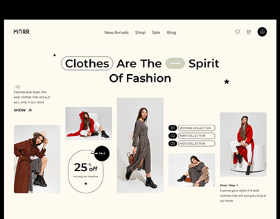 Clothing store website
