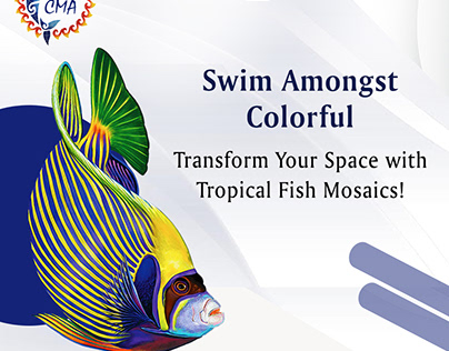 Transform Your Space with Tropical Fish Mosaics