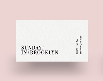 Sunday In Brooklyn