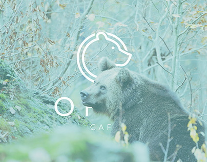 شعار وهوية اورسو كافيه _ Logo and identity orso cafe