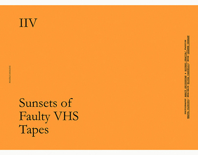 Sunsets of Faulty VHS Tapes - KALTBLUT Magazine