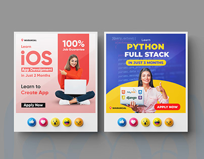 IOS App Development And Python Course Ad Design