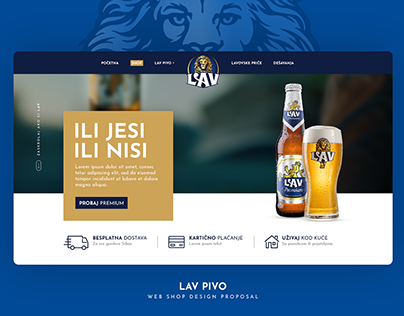 Lav Pivo - Web Shop
