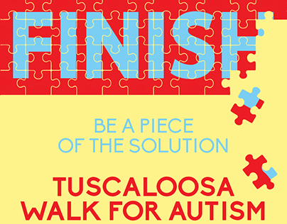 Poster for ASA Walk for Autism & 5k Race