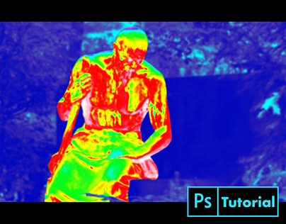 How to Apply Infrared, Thermography Effect in Photoshop
