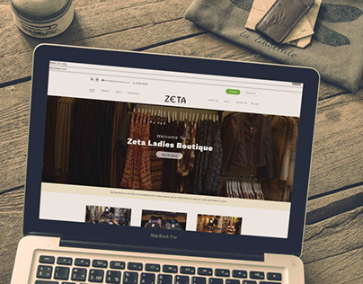 Zeta Boutique // Website Design