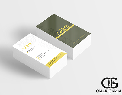 Professional BUSINESS CARD For AFRO Company