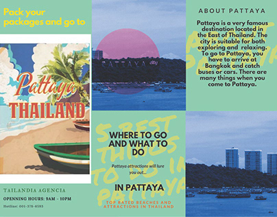 Pattaya Brochure - Tailandia Agency (Fictional Agency)
