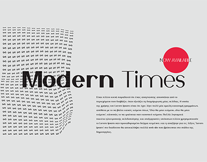 Modern Times Typeface