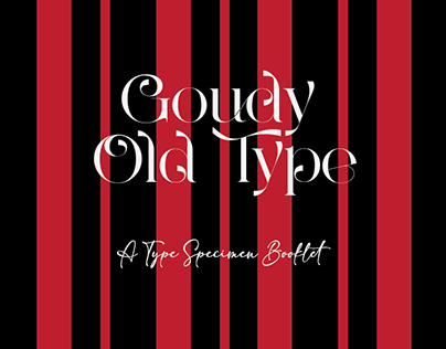 Goudy Type Specimen Book