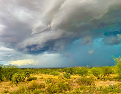 Monsoon summer storms in Arizona