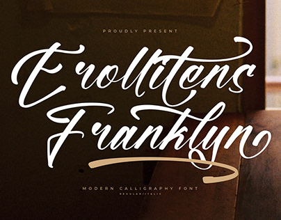 Erollitens Franklyn - Modern Calligraphy Font