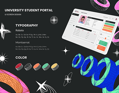 UI Screen 003 - University Student Portal