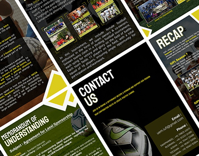 Football Tournament Brochure Design