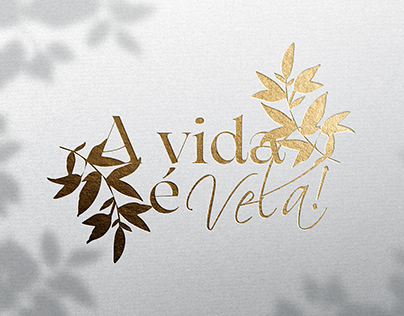 Identidade Visual Logotipo - Cliente: A vida é Vela