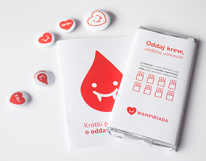 Materials for blood donor organization – Wampiriada