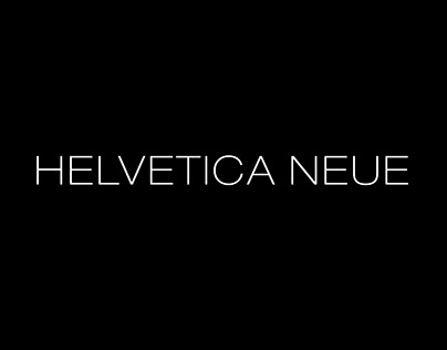 Helvetica - presentation