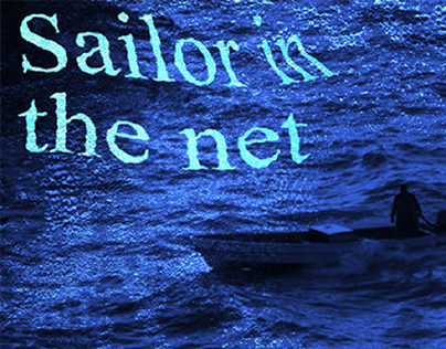 Poster "Sailor in the net"