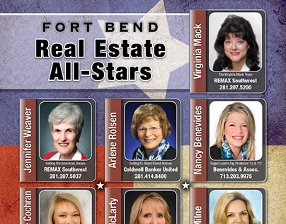 Fort Bend Star Real Estate All Stars Appreciation Ad