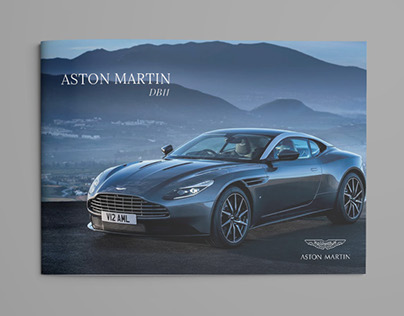 Aston Martin DB11 booklet.