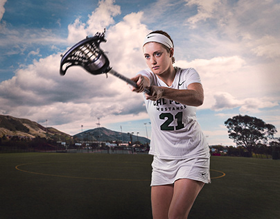 Mighty Lacrosse Player - Cal Poly
