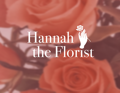 Hannah the Florist, concept logo design, branding.