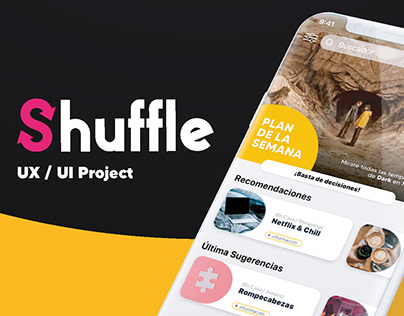 UX/UI App Design - Shuffle App